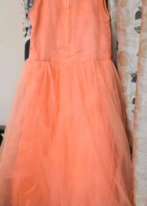 Beautiful Orange Party Dress