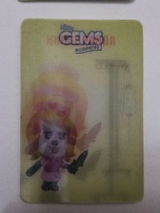 Cadbury Gems Lenticular 4 Cards