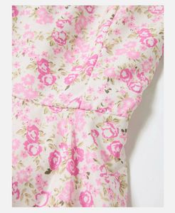 Floral Print Tiered Mini Dress | Playsuit