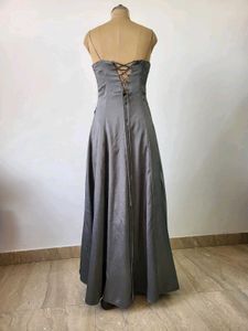 Satin dual tone Gown