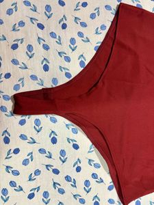 H&amp;M Red Bodysuit