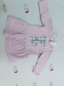 Baby Girl Pink Teddy Bear Dress