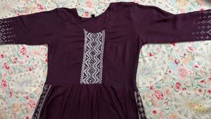 Elegant Purple Kurta