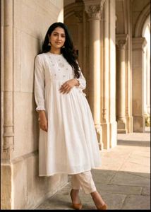 Elegant White Kurta Set