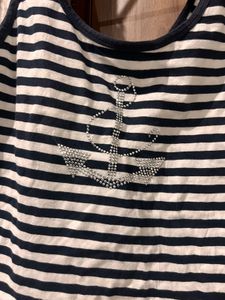 Striped Anchor Tank Top