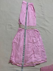 SHIFFON SHIRT,GRARA WITH NET DUPPATTA