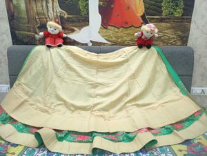 Semi Stitched Banarasi Lehenga