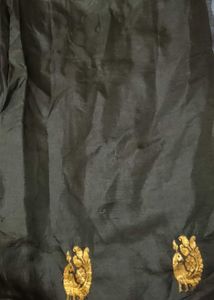 vintage black saree