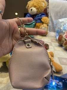 Cute Bow Pearl Keychain Bag Charm pouch
