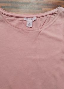 Peach Full-Sleeve Bodysuit by Amisu
