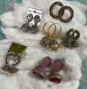 Pack Of 6 Earrings
