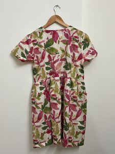 Floral Print Button-Down Midi Dress