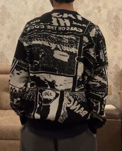 Graphic Print Sweater