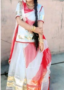 SAWAN SPACAIL..Red &amp; White rajputi poshak