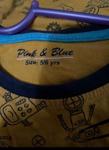 Pink & Blue Brand T-shirt