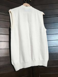 Monte Carlo Men Off White Solid Cardigan