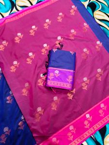 Malai Silk Allover Boota Saree