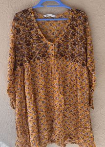 ZARA Floral Mini Dress