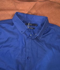 Men's Blue Button-Down Shirt