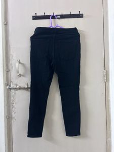 Black Skinny Jeans Women Size 30 High Waisted