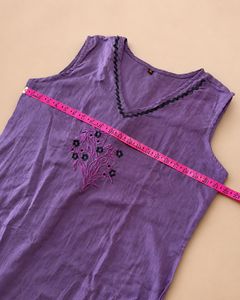 Purple Kurta Set with Pants