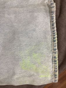 ZARA Light Wash Ripped Wide Leg Jeans
