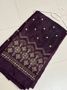 Embroidered fabric