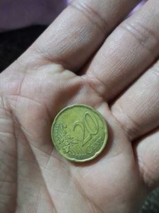 Vintage Euro 20 Cent