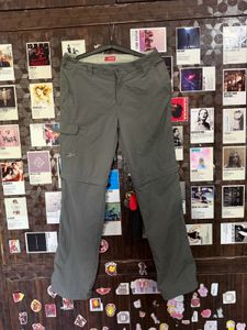 Olive Green Convertible Hiking Pants