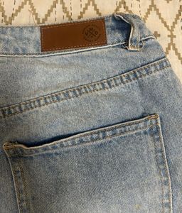 VERO MODA Embroidered Denim Cut-Off Shorts