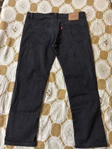 levis black straight fit jeans