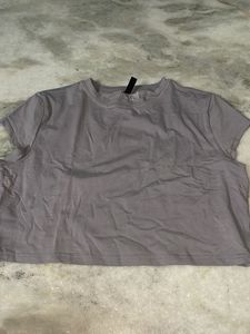 Lavender Cropped T-Shirt