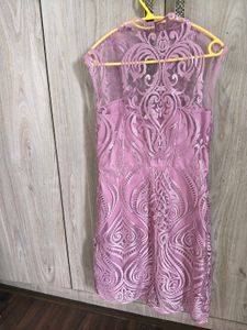 Elegant Lace Overlay Dress from the brand AND.