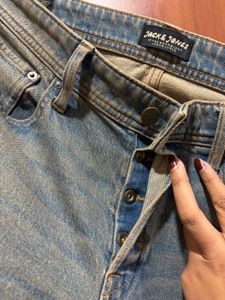 🎋Hand Painted Vintage Wash Jeans