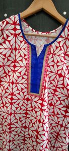 Short Knee Length Cotton Kurta