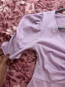 Lilac Mini Dress