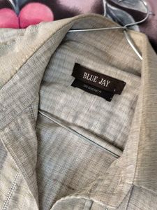 Classic Blue Jay Button-Up Shirt