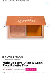 Makeup Revolution X Soph Face Palette Duo