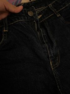 Dark Blue Straight Fit Denim Jeans