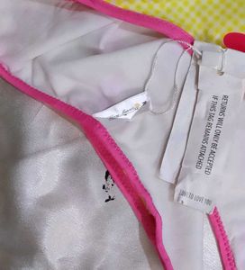 Floral Bikini panty Yellow/Pink