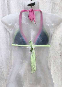 Stylish Colorblock Bikini Top