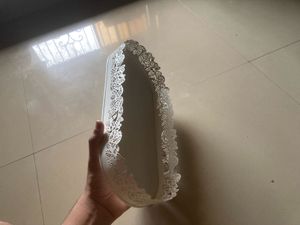 Decorative White Tray