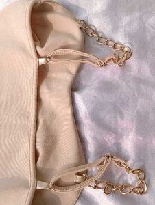 Brand New(Urbanic)Chain Strap V-Neck  Cream dress