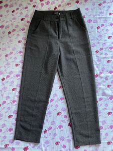 Grey Formal Trouser For Women