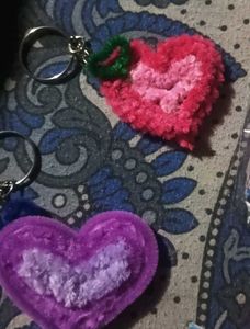 Cute Teddy Bear Keychain handmade
