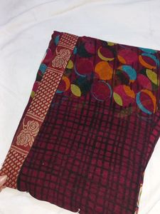 BRANDED MULTI COLOUR SAREE
