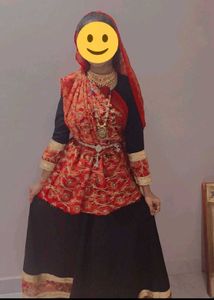 Elegant Red and Black chaniya Choli Set