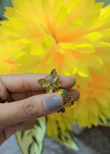 Butterfly Jhumka Earrings