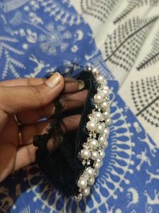 Exquisite Pearl &amp; Crystal Hair Bun Maker