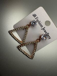 Triangular Drop Earrings